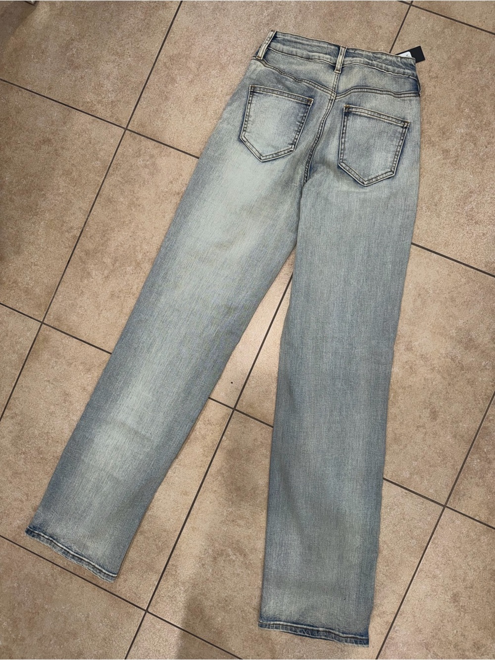 Fashion Nova Light Blue Straight-Leg Women’s Jeans